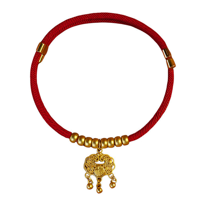 Buddha Stones ​​Rote Perlenkette Schutz Verstellbares Halsband für Katzen und kleine Hunde - image 8