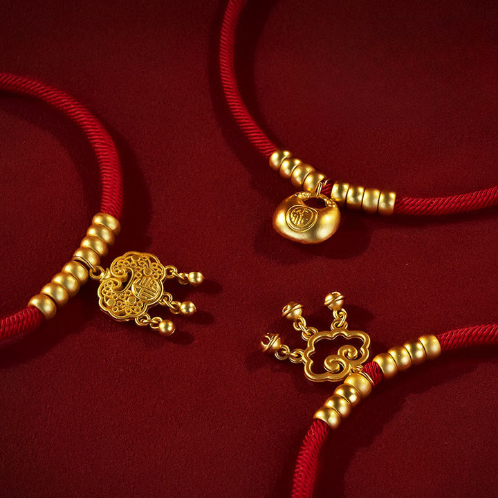 Buddha Stones ​​Rote Perlenkette Schutz Verstellbares Halsband für Katzen und kleine Hunde - image 11