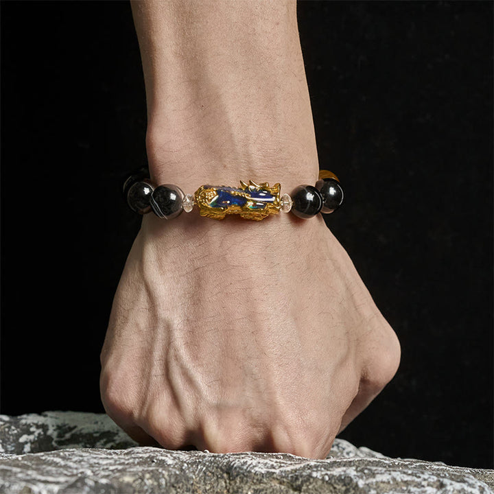 Buddha Stones, Sardonyx-Perlen, Fünf Elemente, Farbwechsel, Pi Xiu, Positives Armband - image 4