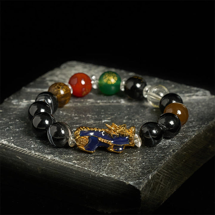 Buddha Stones, Sardonyx-Perlen, Fünf Elemente, Farbwechsel, Pi Xiu, Positives Armband - image 2