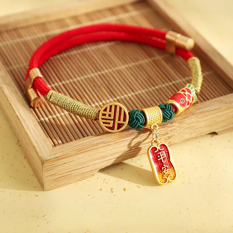 Buddha Stones -Metallanhänger mit roter Schnur – Frieden, Freude, Segen und Schutz – Verstellbares Halsband für Katzen und kleine Hunde - image 1