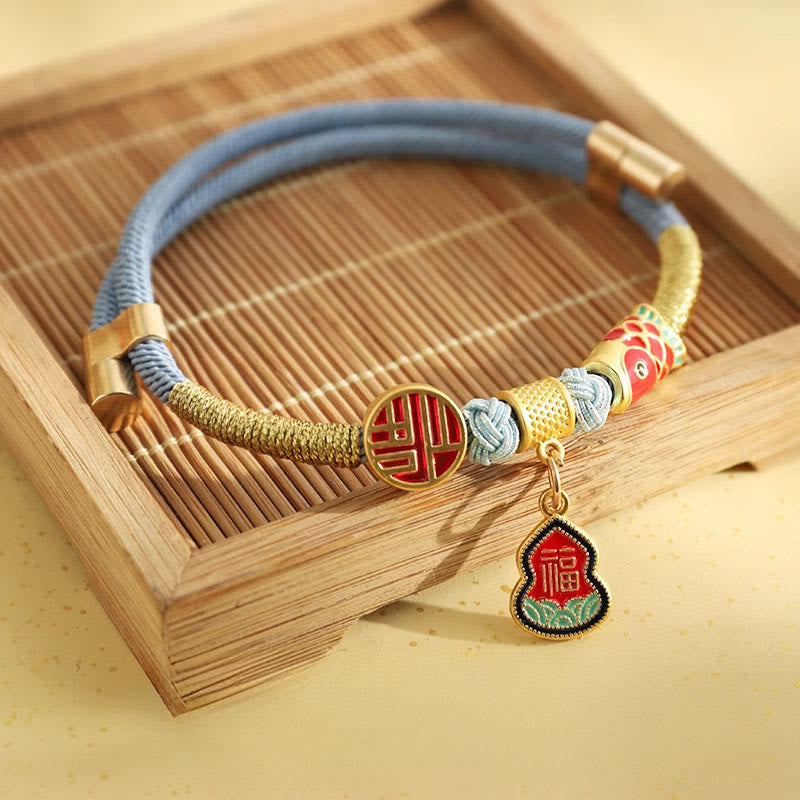 Buddha Stones -Metallanhänger mit roter Schnur – Frieden, Freude, Segen und Schutz – Verstellbares Halsband für Katzen und kleine Hunde - Blaues Seil - 30-40 cm - image 11