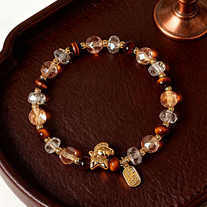 Buddha Stones, Tigerauge, Eis, Obsidian, Perle – Armband für das Jahr des Pferdes: Glück, Reichtum und Wohlstand - image 15