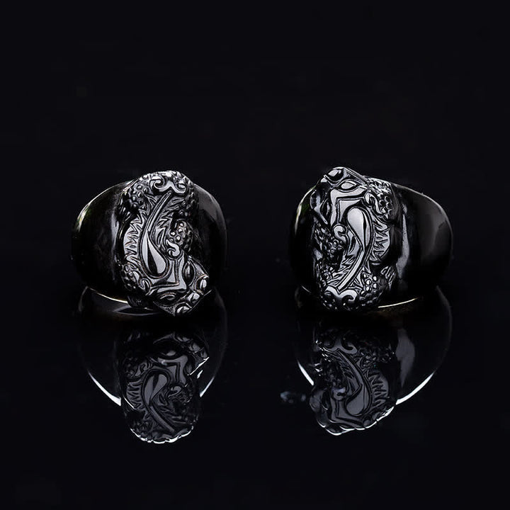 FengShui PiXiu Schwarzer Obsidian-Stärkering