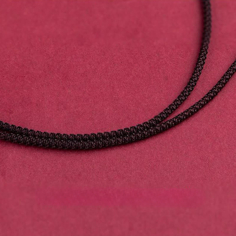 Buddha Stones ​​Jahr des Pferdes Chinesisches Tierkreiszeichen Gravurdesign Zinnober Segen Seil Halskette Anhänger - image 42