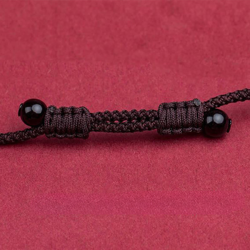 Buddha Stones ​​Jahr des Pferdes Chinesisches Tierkreiszeichen Gravurdesign Zinnober Segen Seil Halskette Anhänger - image 43