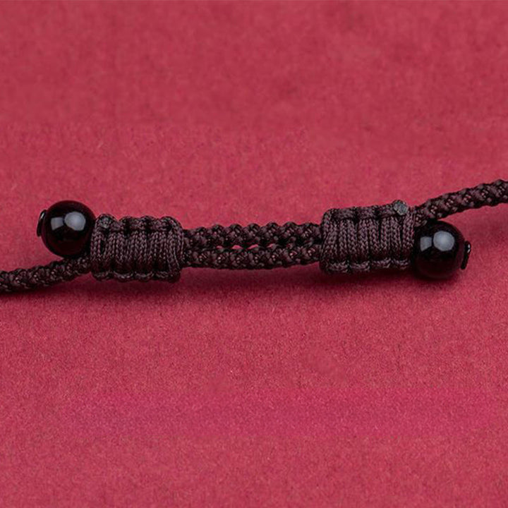 Buddha Stones ​​Jahr des Pferdes Chinesisches Tierkreiszeichen Gravurdesign Zinnober Segen Seil Halskette Anhänger - image 43