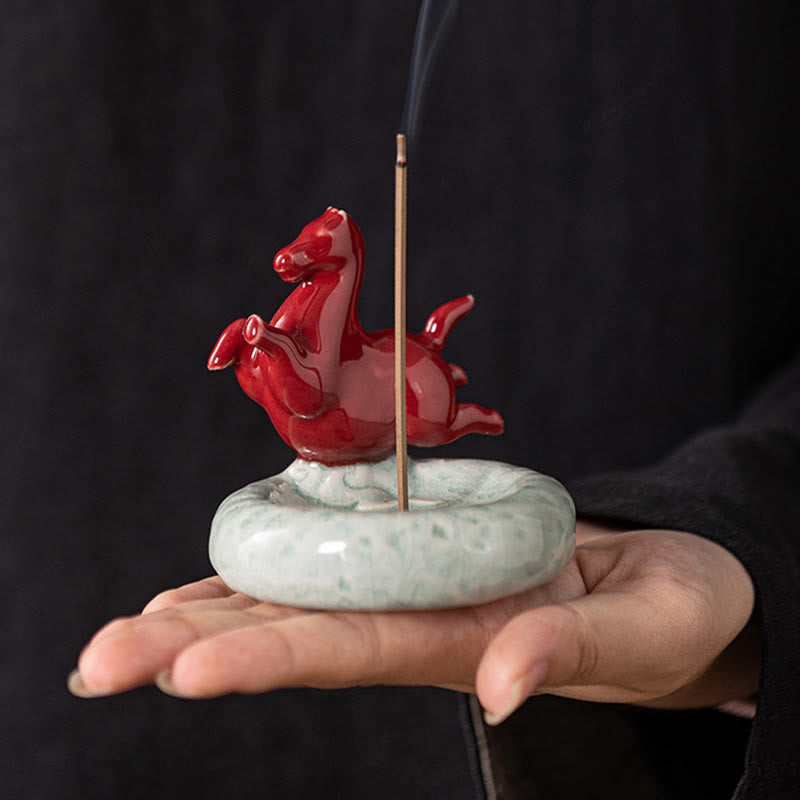 Buddha Stones, Jahr des Pferdes 2026, Neujahrsdekoration, Räuchergefäß - image 7