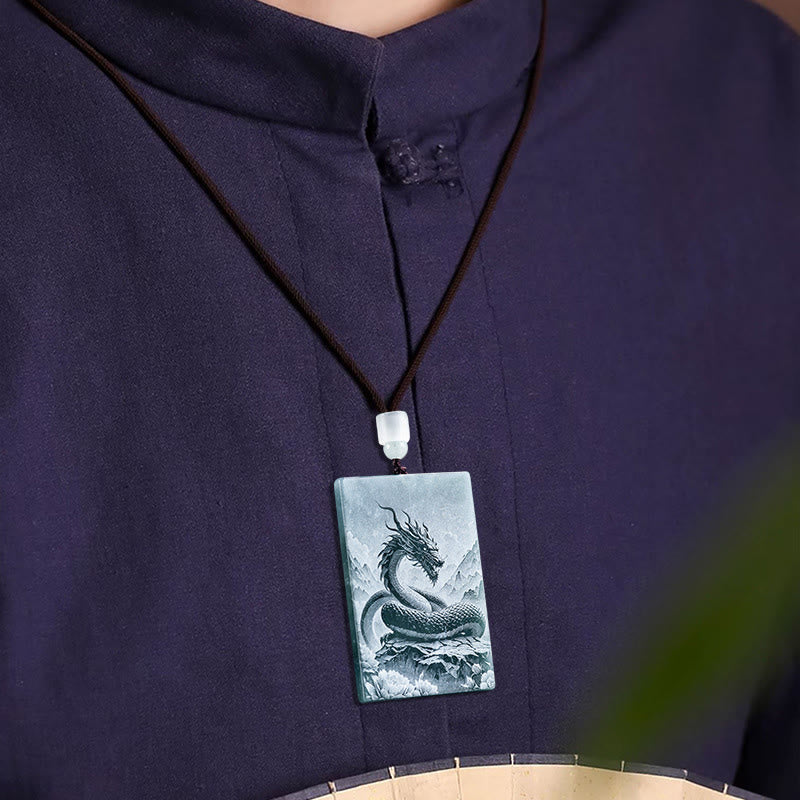 Buddha Stones ​​Jahr des Pferdes Chinesisches Tierkreiszeichen Gravur Jade Fülle Halskette Anhänger - image 18