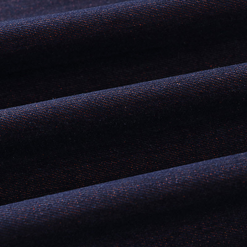 Buddha Stones Herren-Kimono aus Denim und Baumwolle mit Schnürung, offener Vorderseite und Dreiviertelärmeln - image 10