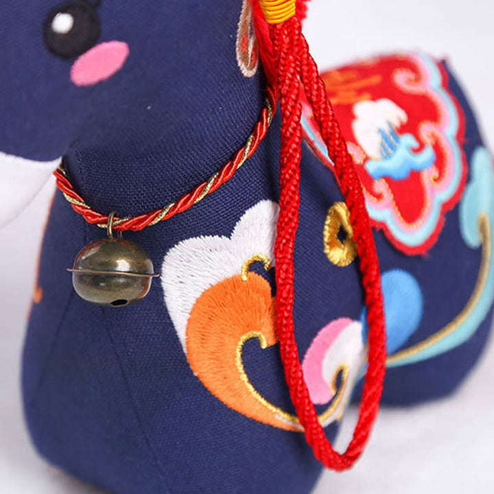 Buddha Stones, Jahr des Pferdes, Kupferrote Schnur, Fu-Zeichenstickerei, Wohlstands-Heimdekoration - image 26