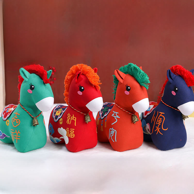 Buddha Stones, Jahr des Pferdes, Kupferrote Schnur, Fu-Zeichenstickerei, Wohlstands-Heimdekoration - image 35