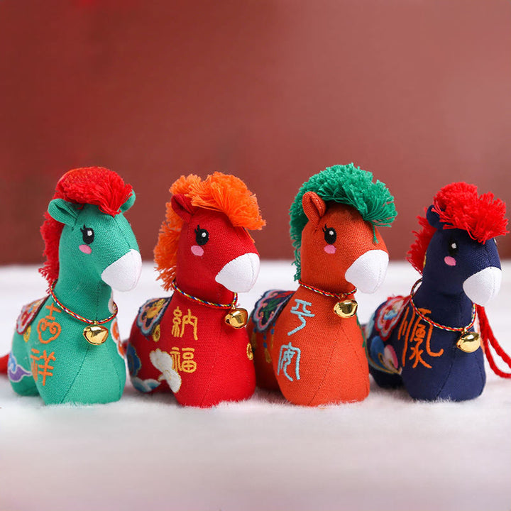 Buddha Stones, Jahr des Pferdes, Kupferrote Schnur, Fu-Zeichenstickerei, Wohlstands-Heimdekoration - image 38