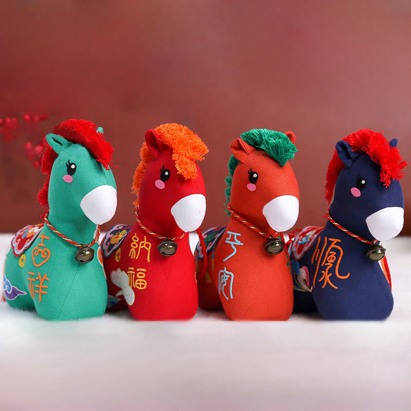 Buddha Stones, Jahr des Pferdes, Kupferrote Schnur, Fu-Zeichenstickerei, Wohlstands-Heimdekoration - image 37