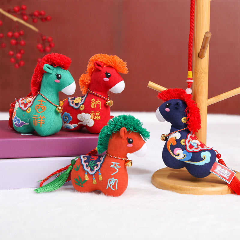 Buddha Stones, Jahr des Pferdes, Kupferrote Schnur, Fu-Zeichenstickerei, Wohlstands-Heimdekoration - image 39