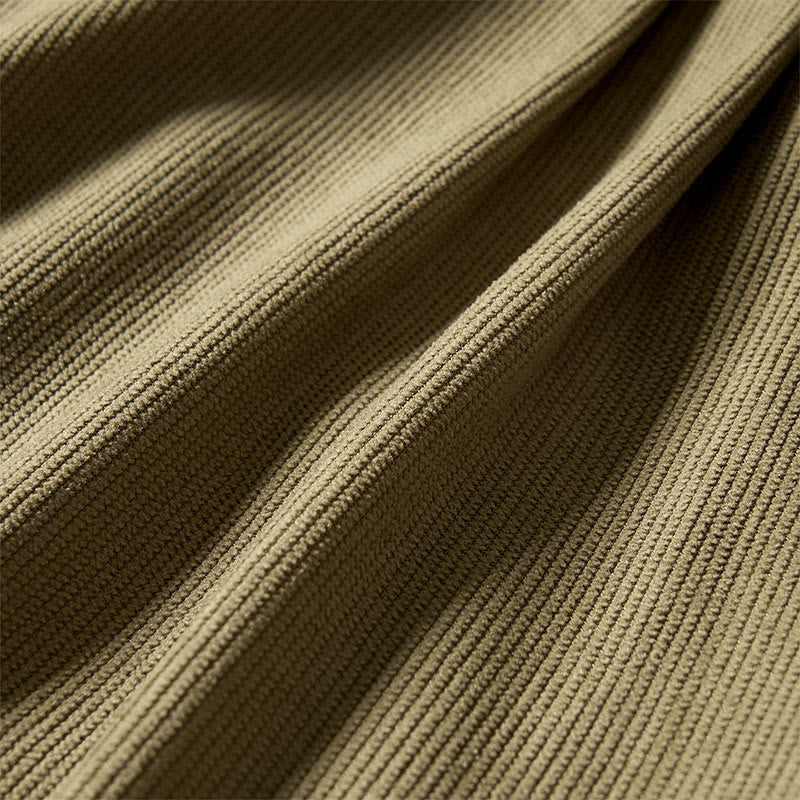 Buddha Stones Commute Herbst Cord Damen Haremshose mit hohem Bund und Taschen - image 9