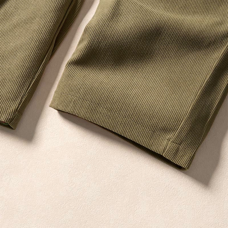 Buddha Stones Commute Herbst Cord Damen Haremshose mit hohem Bund und Taschen - image 10