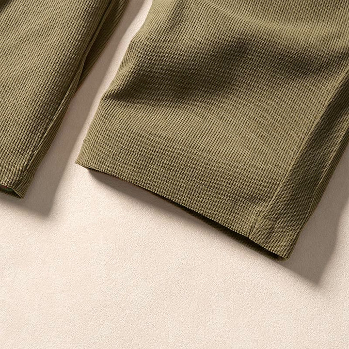 Buddha Stones Commute Herbst Cord Damen Haremshose mit hohem Bund und Taschen - image 10