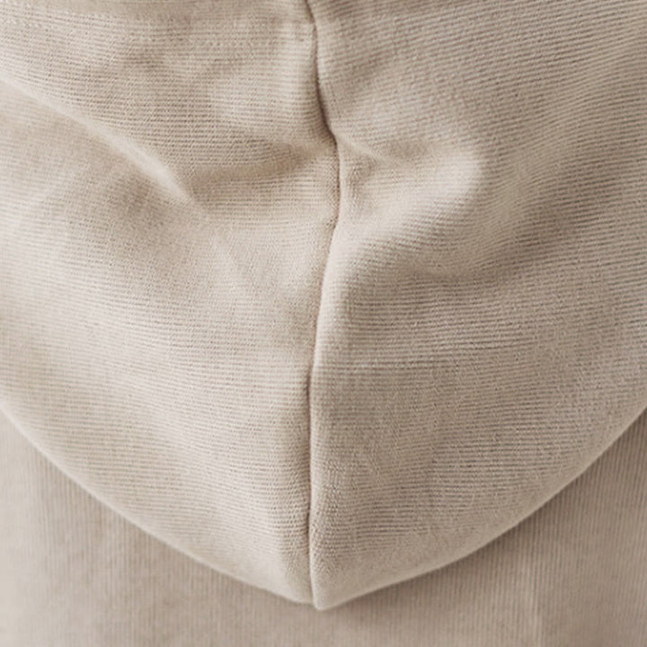 Buddha Stones Herbst Einfarbiger Baumwoll-Langarm-Hoodie mit dekorativer Tasche, Baumwolle, Damen - image 35