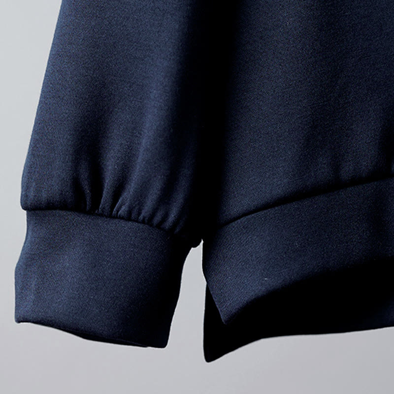 Buddha Stones ​​Herbststickerei Bär Langarm Damen-Hoodie - image 4