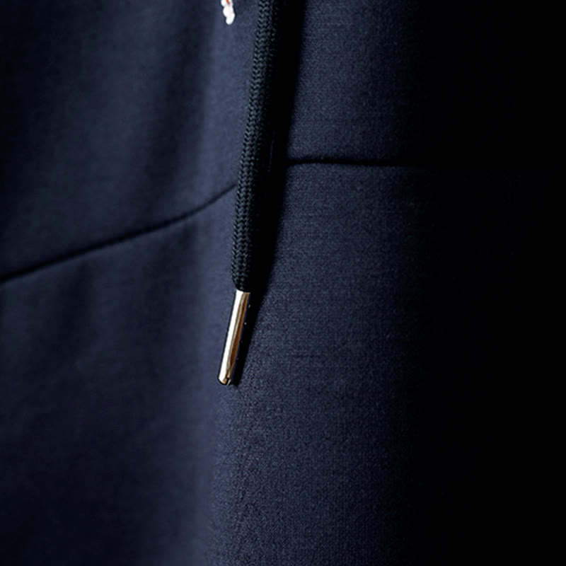 Buddha Stones ​​Herbststickerei Bär Langarm Damen-Hoodie - image 5