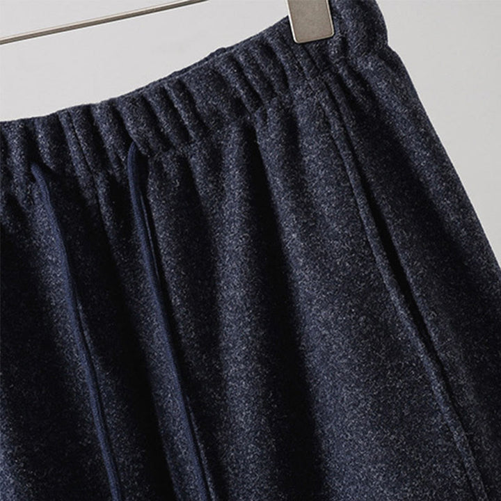 Buddha Stones Schlichte Baumwollhose für Damen mit Schnürung und Taschen - image 10