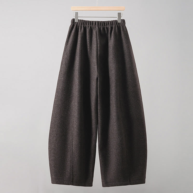 Buddha Stones Schlichte Baumwollhose für Damen mit Schnürung und Taschen - image 15