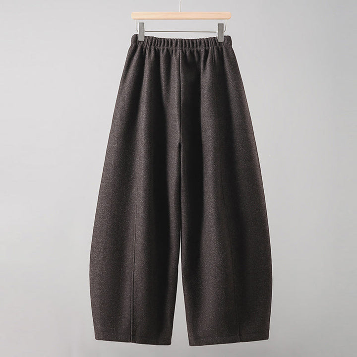 Buddha Stones Schlichte Baumwollhose für Damen mit Schnürung und Taschen - image 15