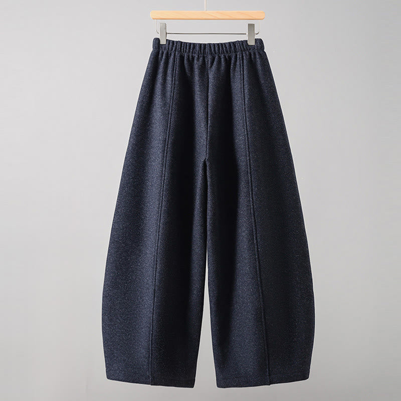 Buddha Stones Schlichte Baumwollhose für Damen mit Schnürung und Taschen - image 8