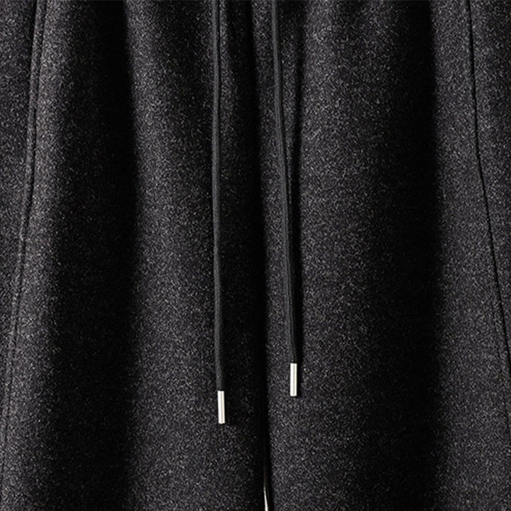 Buddha Stones Schlichte Baumwollhose für Damen mit Schnürung und Taschen - image 3