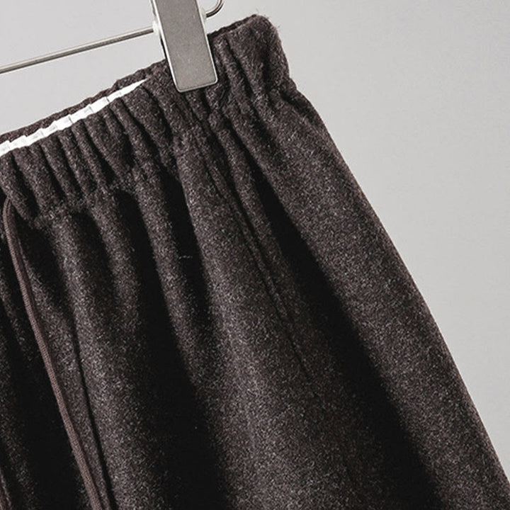 Buddha Stones Schlichte Baumwollhose für Damen mit Schnürung und Taschen - image 17