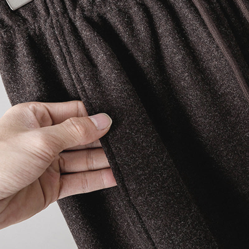 Buddha Stones Schlichte Baumwollhose für Damen mit Schnürung und Taschen - image 18