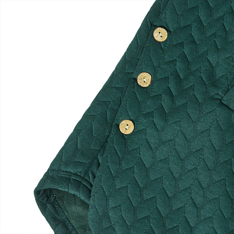 Buddha Stones ​​Herbstweizenährenmuster Damen-Langarmmantel mit Kapuze und Taschen - image 12