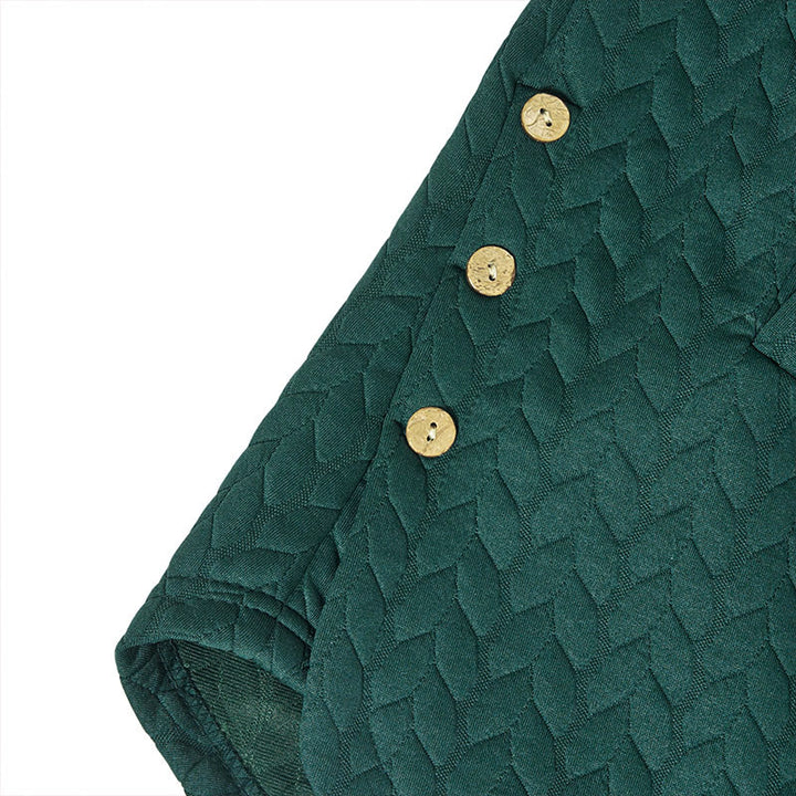 Buddha Stones ​​Herbstweizenährenmuster Damen-Langarmmantel mit Kapuze und Taschen - image 12