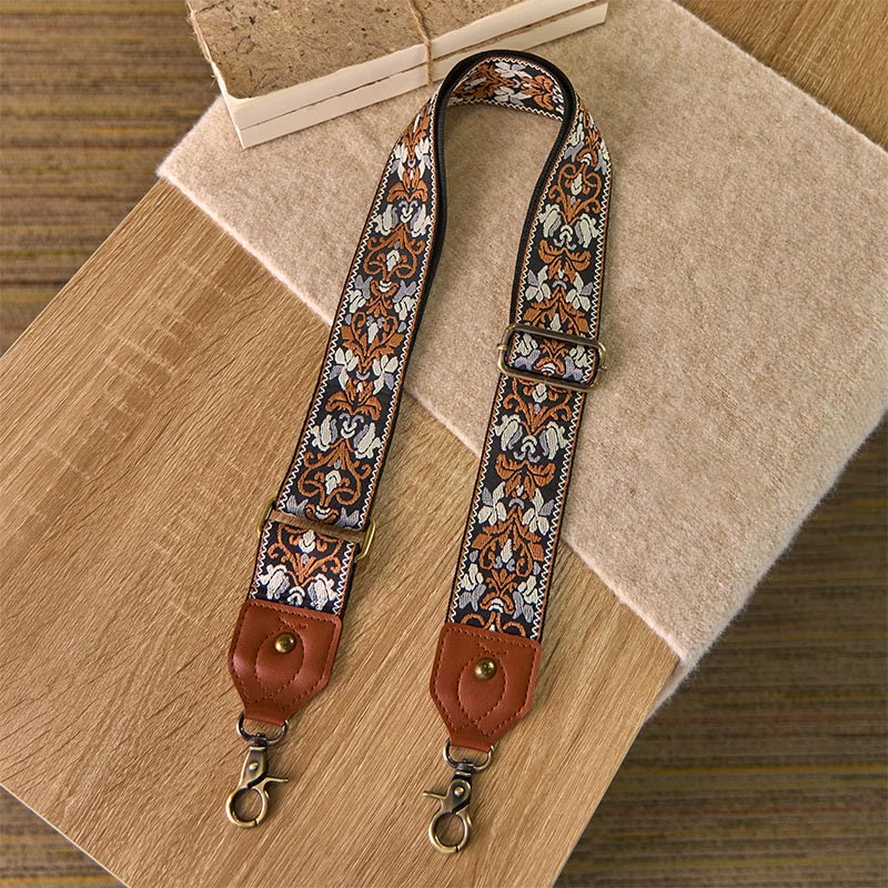 Buddha Stones, Blumen, geometrische Stickerei, verstellbare Handtaschen-, Umhängetaschen- und Schultergurte, Ersatz - image 1