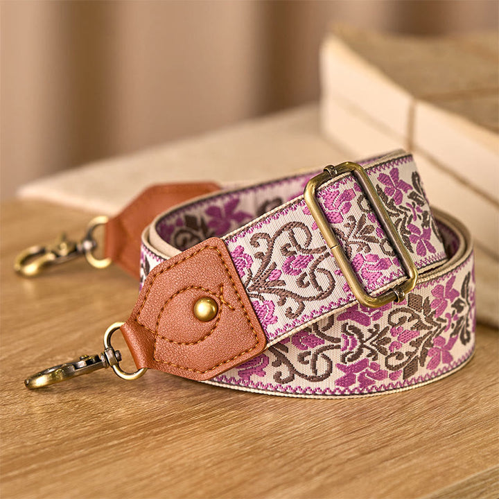 Buddha Stones, Blumen, geometrische Stickerei, verstellbare Handtaschen-, Umhängetaschen- und Schultergurte, Ersatz - image 13