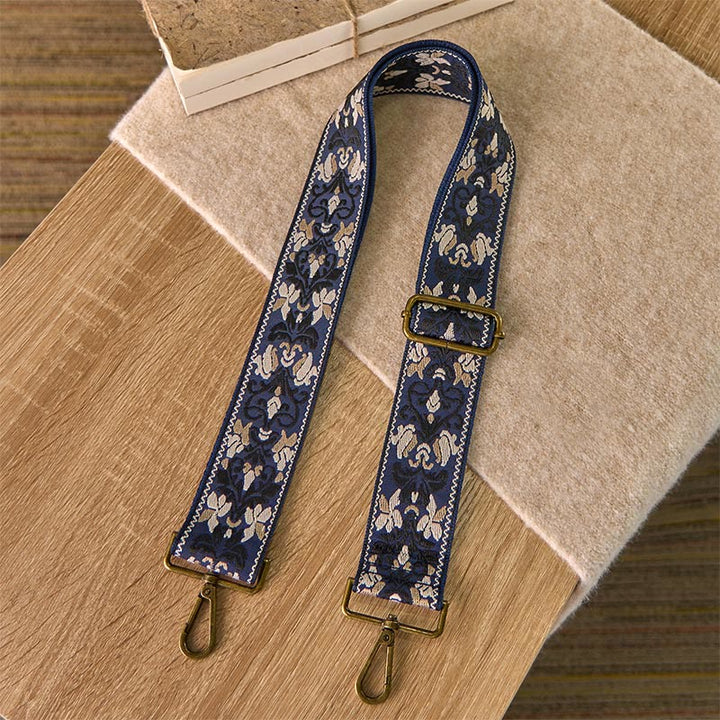 Buddha Stones, böhmische Blumen, geometrische Stickerei, verstellbare Handtaschen, Umhängetaschen, Schultertaschen, Ersatzriemen - image 6