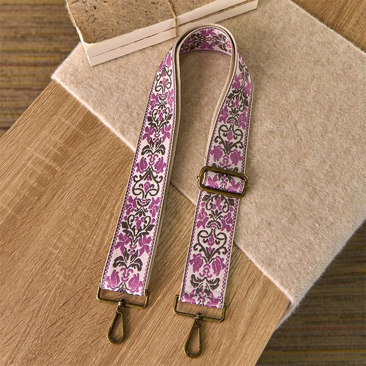 Buddha Stones, böhmische Blumen, geometrische Stickerei, verstellbare Handtaschen, Umhängetaschen, Schultertaschen, Ersatzriemen - image 8