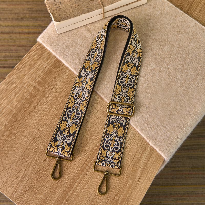 Buddha Stones, böhmische Blumen, geometrische Stickerei, verstellbare Handtaschen, Umhängetaschen, Schultertaschen, Ersatzriemen - image 14