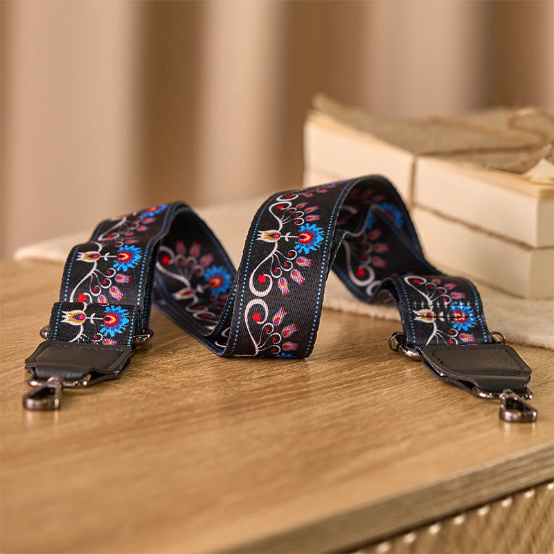 Buddha Stones Bohemian Morning Glory Flower Verstellbare Handtaschen-Umhängetaschen-Schultertaschen-Ersatzriemen - image 2