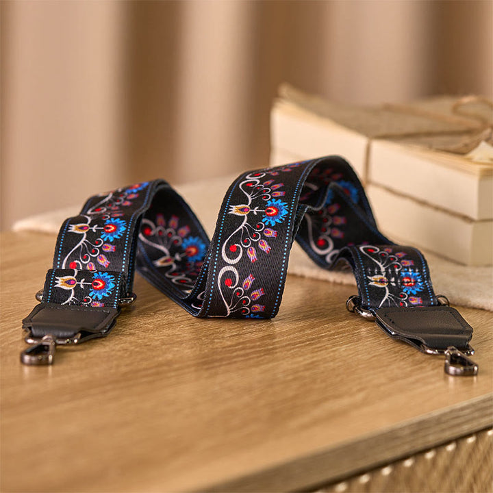 Buddha Stones Bohemian Morning Glory Flower Verstellbare Handtaschen-Umhängetaschen-Schultertaschen-Ersatzriemen - image 2