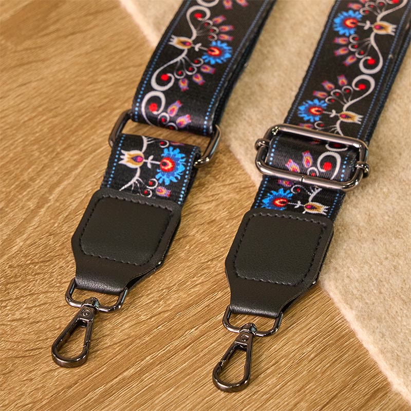 Buddha Stones Bohemian Morning Glory Flower Verstellbare Handtaschen-Umhängetaschen-Schultertaschen-Ersatzriemen - image 4