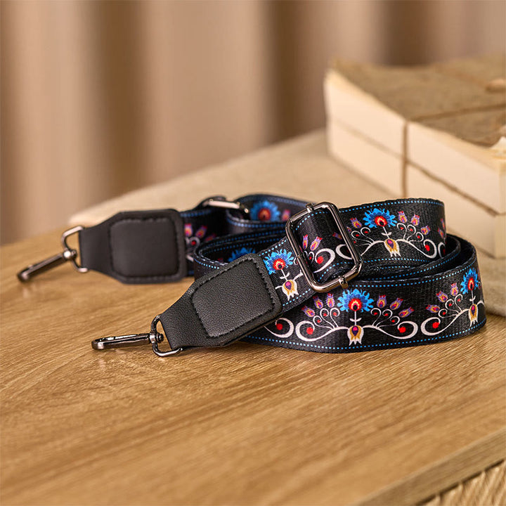 Buddha Stones Bohemian Morning Glory Flower Verstellbare Handtaschen-Umhängetaschen-Schultertaschen-Ersatzriemen - image 3