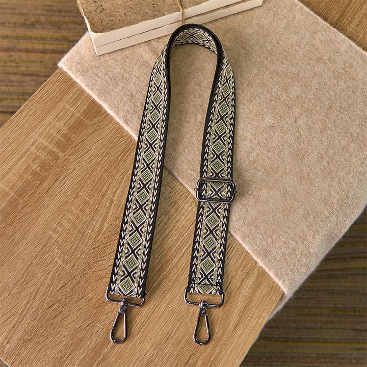 Buddha Stones Boho Diamond Rhombus Stripe Geometrische Verstellbare Handtaschen Umhängetaschen Schultergurte Ersatz - image 7