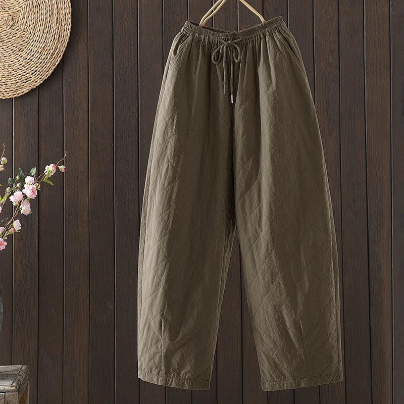Damenhose mit Buddha Stones -Rhombusmuster, dickes Baumwoll-Polyester-Gewebe und Taschen - Peru - US 8-10, UK/AU 12-14, EU 40-42 (2XL) - image 17