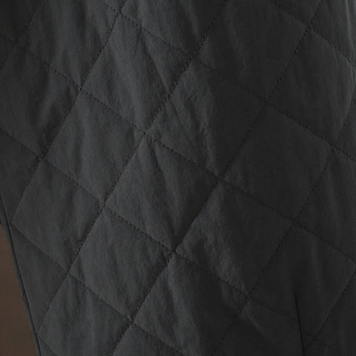 Damenhose mit Buddha Stones -Rhombusmuster, dickes Baumwoll-Polyester-Gewebe und Taschen - image 15