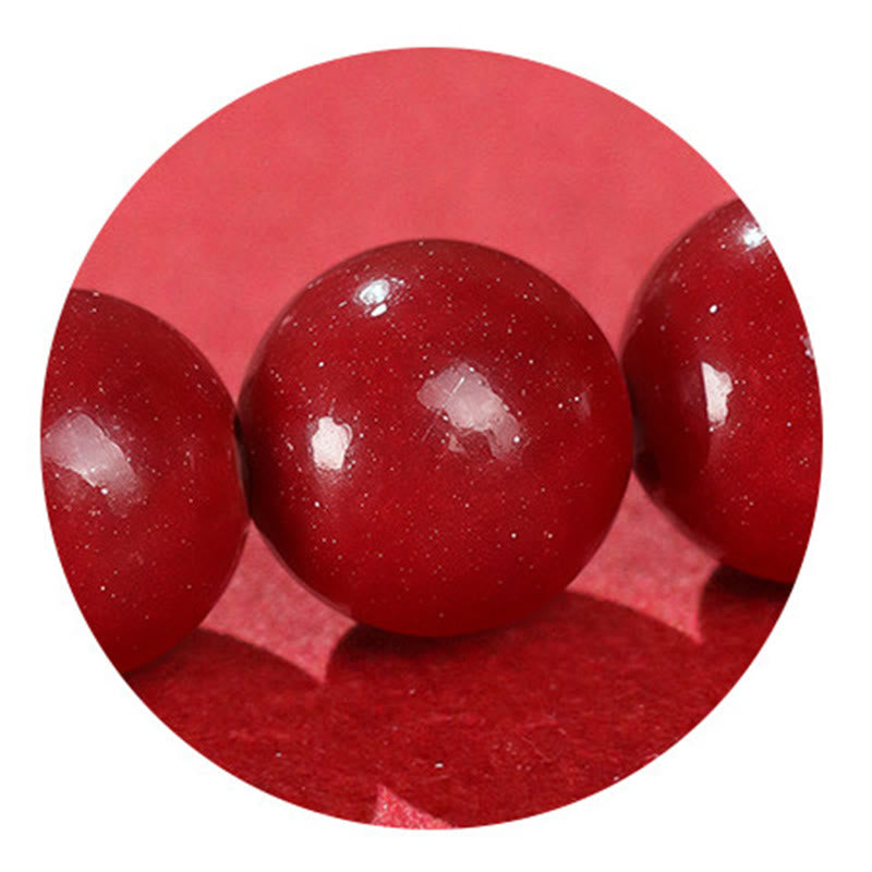 Buddha Stones ​​Jahr des Pferdes Zinnoberjade Rote Schnur Segensarmband - image 10