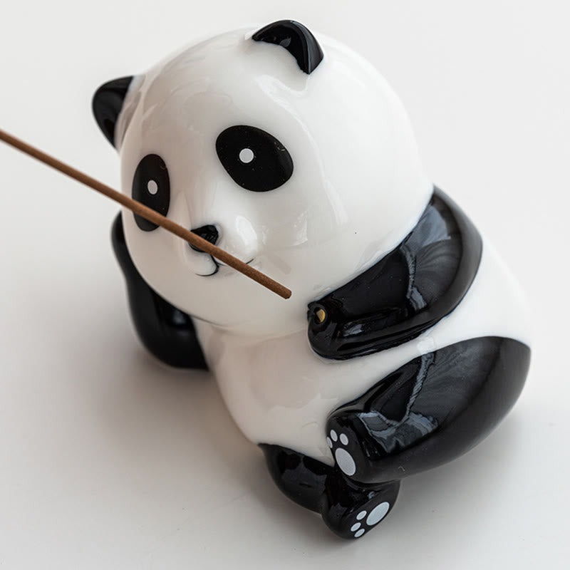 Buddha Stones, Panda-förmige Heimdekoration, Räuchergefäß - image 2