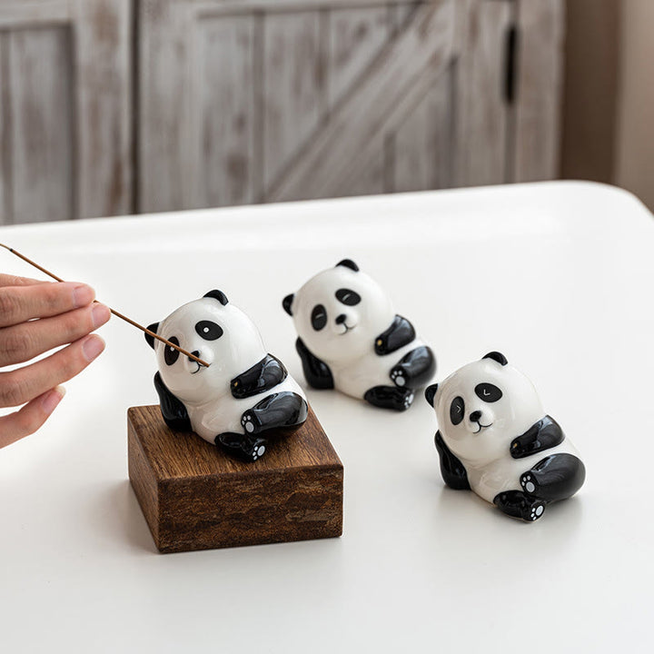Buddha Stones, Panda-förmige Heimdekoration, Räuchergefäß - image 12