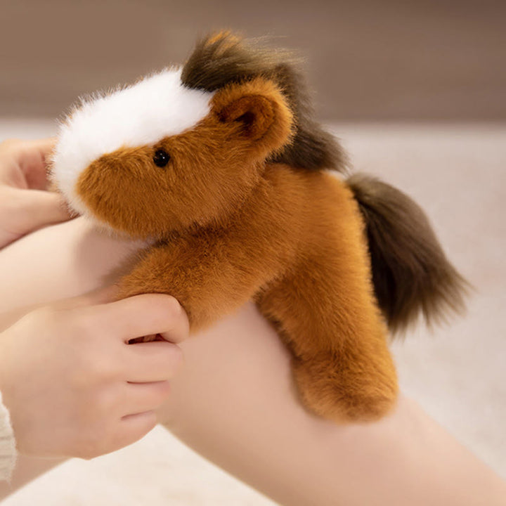 Buddha Stones ​​Jahr des Pferdes, liegende Pose, Design, Plüschpuppe, Schreibtischdekoration - image 1